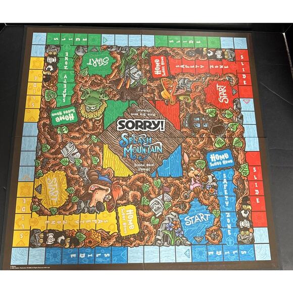 Disney Splash Mountain Board Game Complete in Metal Tin 99% Complete Parker Bros - Picture 3 of 11